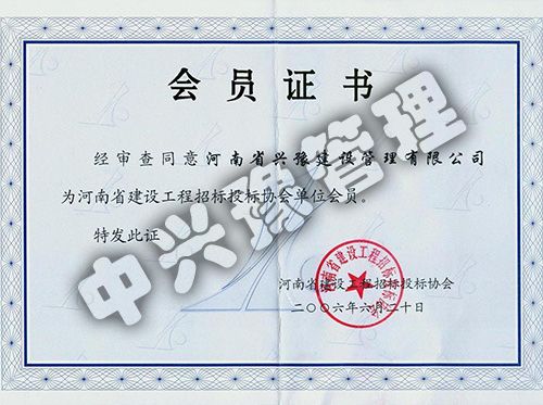 河南省建設工程招標投標協(xié)會(huì )單位會(huì )員