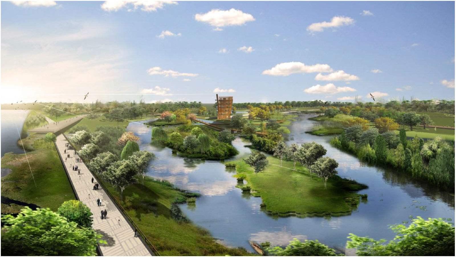 鄭州市賈魯河綜合治理工程西流湖段（中原路－化工路）-建筑、古建工程